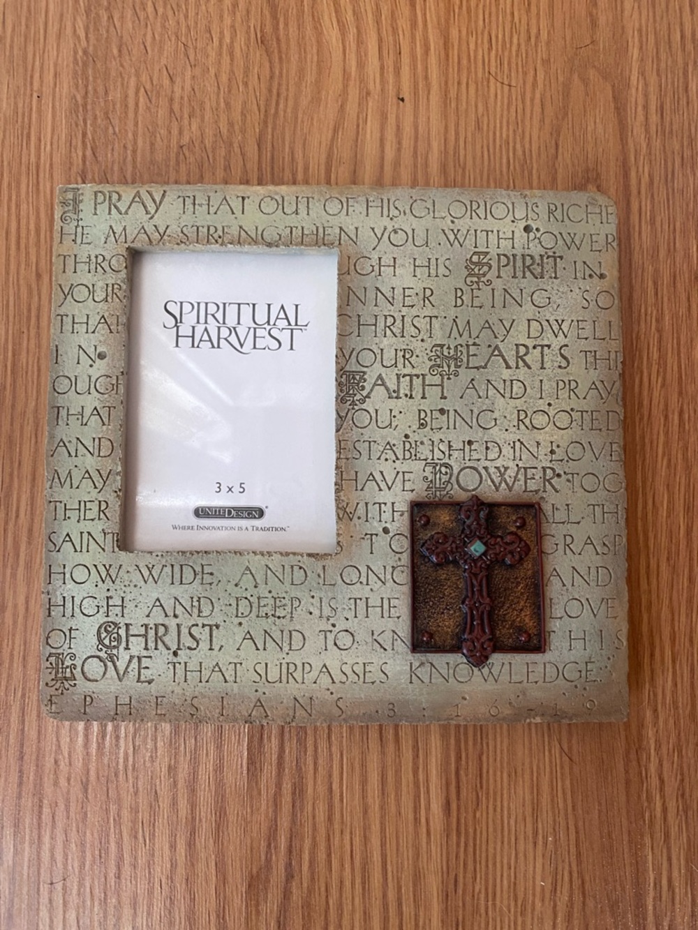 ❤️ Spiritual Harvest Frame for 3 x 5” Picture Frame New